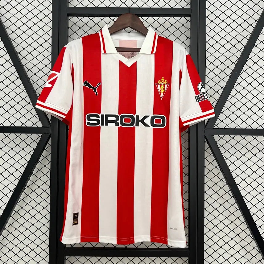 Camiseta Sporting Gijón Primera Equipación 25/26 Hombre