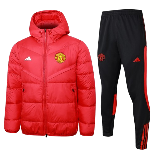 Chándal con Chaquetón Manchester United | Rojo Style