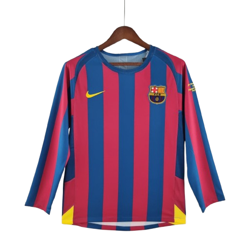 Camiseta Retro FC Barcelona 2005/06 Manga Larga