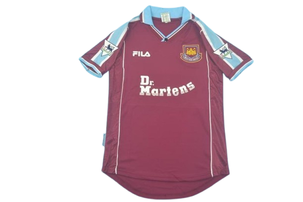 Camiseta Retro West Ham United Football Club 1999/01