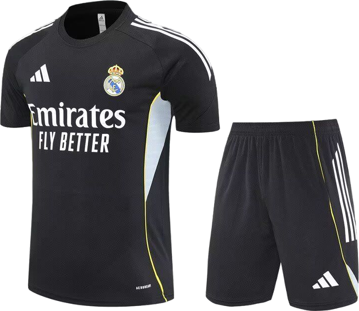 Conjuntos de Entrenamiento Real Madrid 2025/26 | Full Black