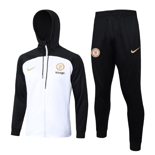 Chándal con Capucha Chelsea Football Club | White Black