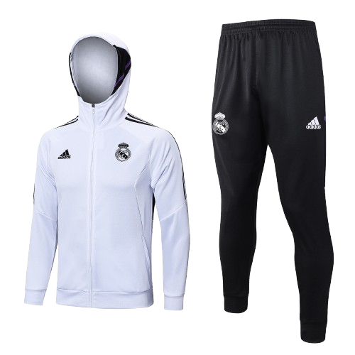 Chándal con Capucha Real Madrid | White Grey