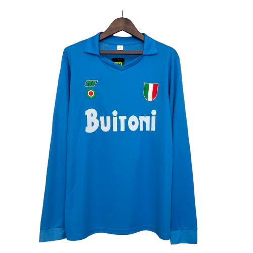 Camiseta Retro SSC Napoli 1987/88 Manga Larga