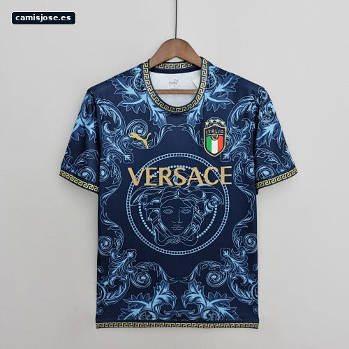 Italia x Versace 2022 azul S-XXL