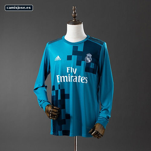 Retro Real Madrid 17/18 manga larga tercera visitante S-XXL