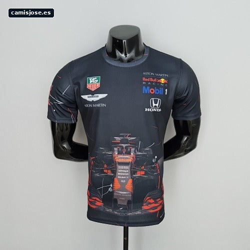 2022 F1 Formula One; Honda Red Bull negro S-5XL