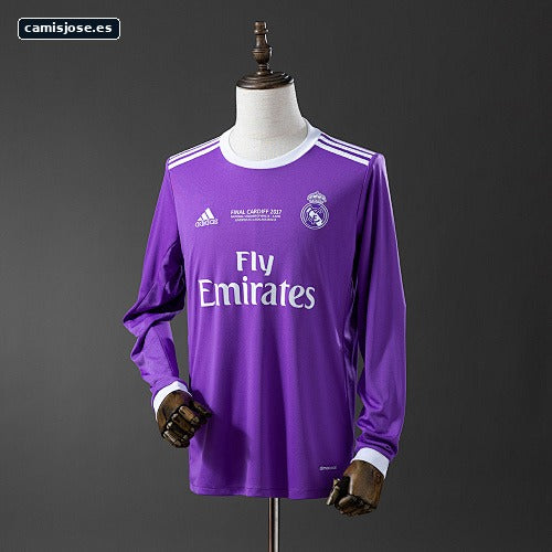 Retro Real Madrid 16/17 manga larga visitante S-XXL