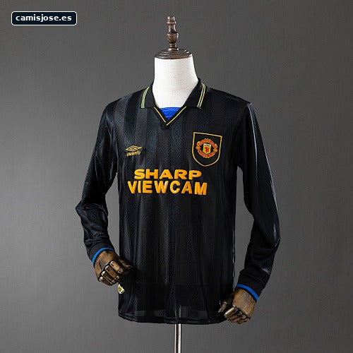 Retro M-U 93/95 manga larga visitante S-XXL
