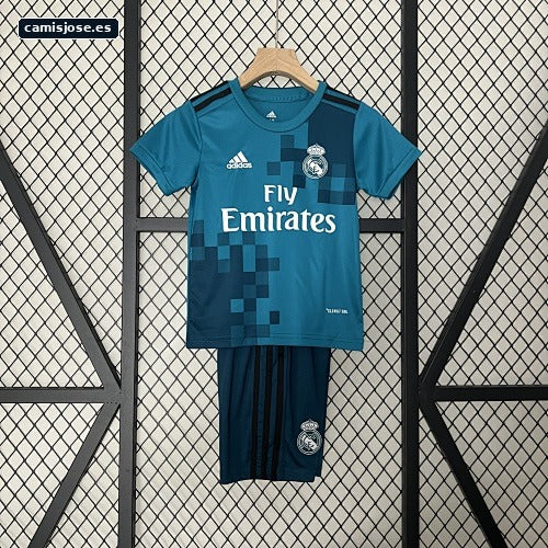 infantil Real Madrid 17/18 tercera visitante talla: 16-28