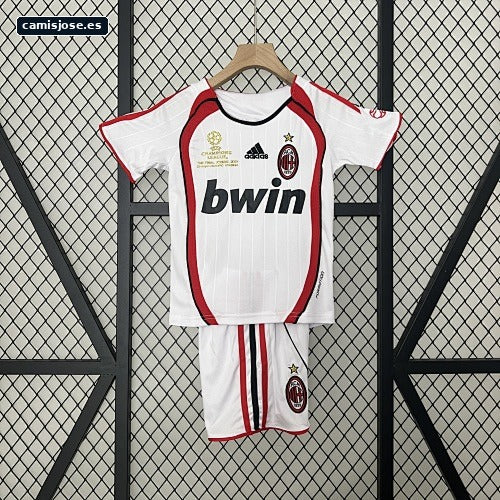 Infantil AC Milan 06/07 Champions League visitante talla: 16-28