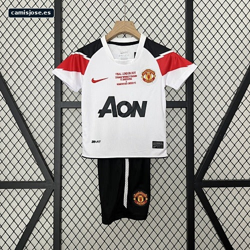 Infantil M-U 10/11 Champions League visitante talla: 16-28