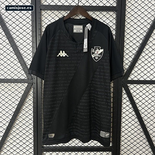 24/25 Vasco da Gama camiseta negra talla S-4XL