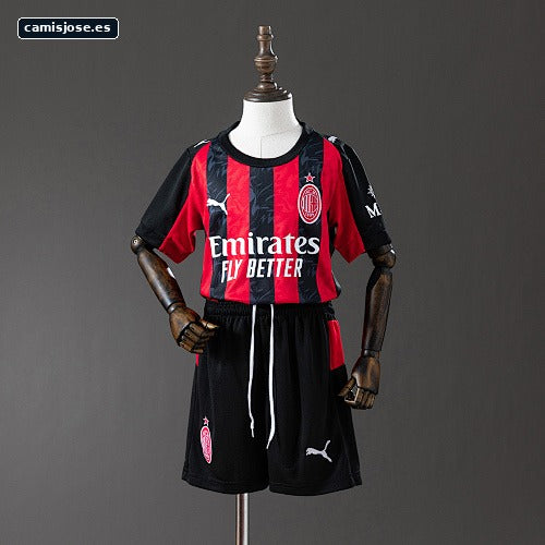 AC Milan 25/26 local infantil talla: 16-28