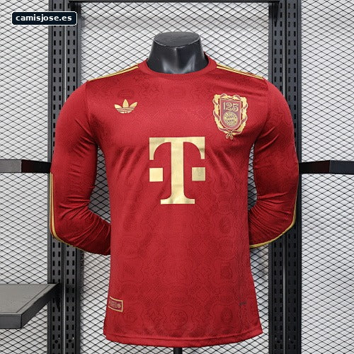 FC Bayern Munich 25/26 Versión de jugador 125 aniversario roja S-XXL