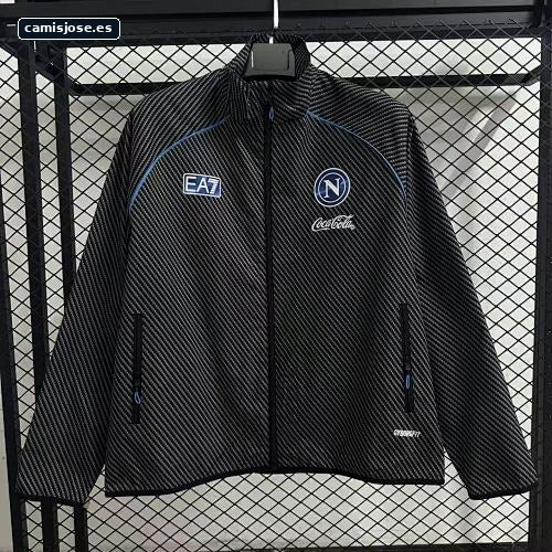 Cortavientos impermeable Napoli 25/26 negro estampado