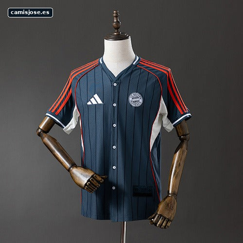 25/26 Bayern Munich camiseta estilo béisbol S-4XL