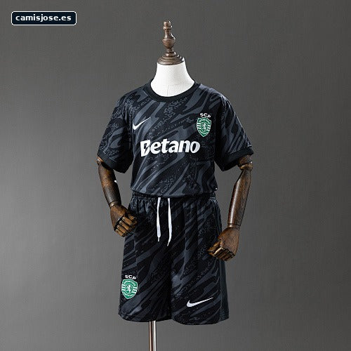 25/26 Sporting Lisbon Portero negro Talla: 16-28