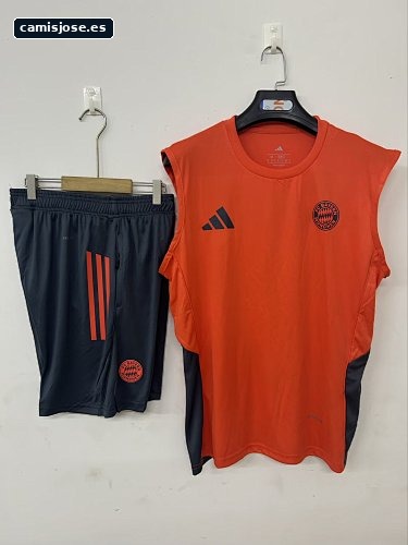 25/26 Bayern Munich chándal de entrenamiento naranja S-3XL