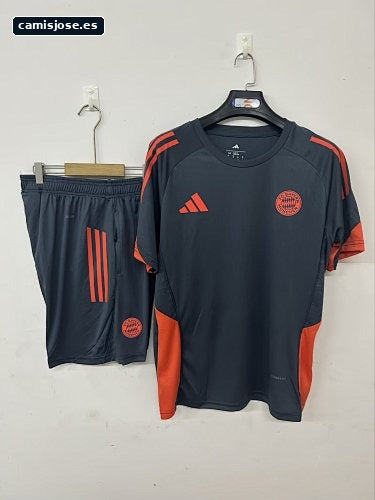 25/26 Bayern Munich equipación de entrenamiento negro y gris S-3XL