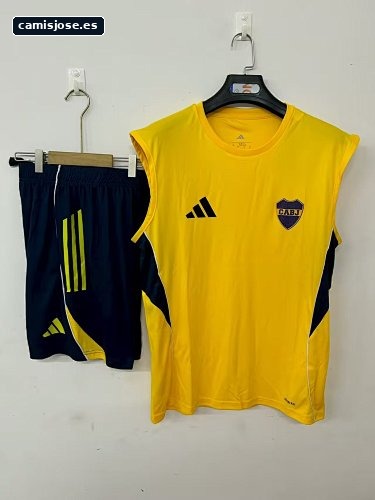 Boca Juniors 25/26 conjunto de entrenamiento amarillo S-3XL