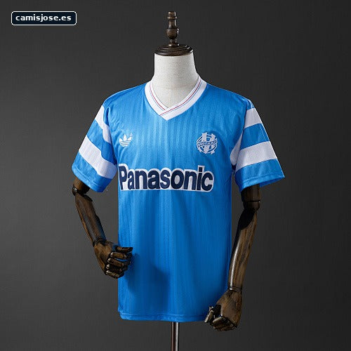 Olympique de Marseille 1990 visitante retro camiseta S-XXL