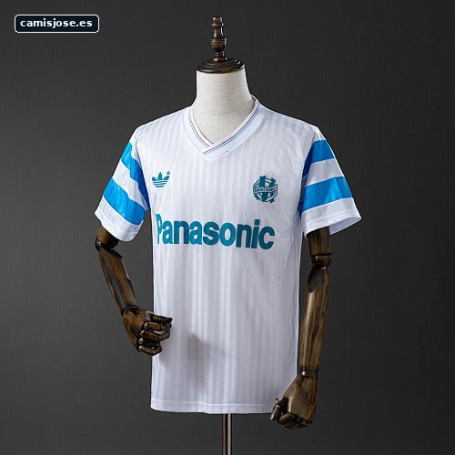 Olympique de Marseille 1990 local retro camiseta S-XXL