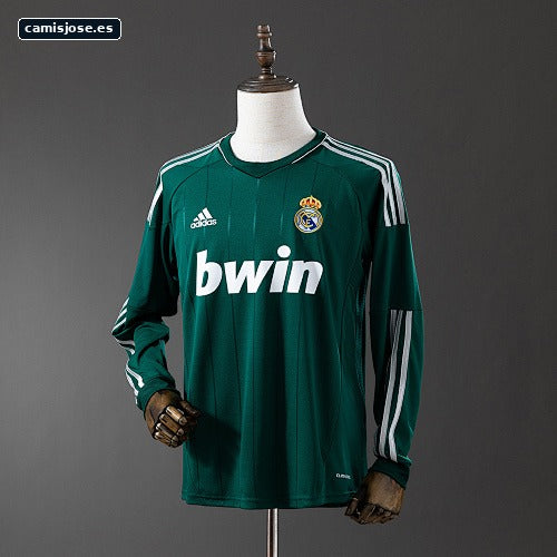 Real Madrid 2012/13 segunda visitante retro manga larga