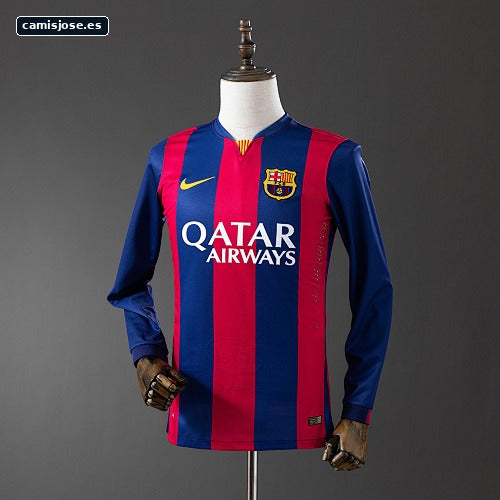 Barcelona 2014/15 camiseta retro local manga larga S-XXL