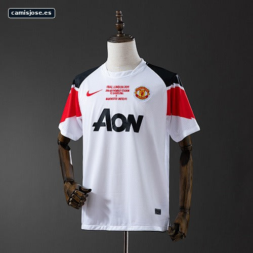 M-U 2010/11 camiseta retro visitante versión Champions League S-XXL