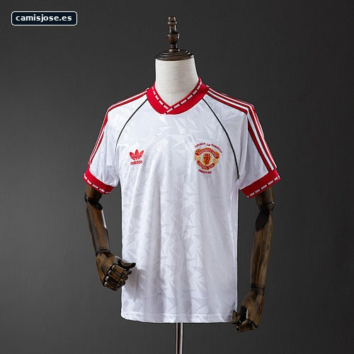 M-U 1991 camiseta retro visitante S-4XL