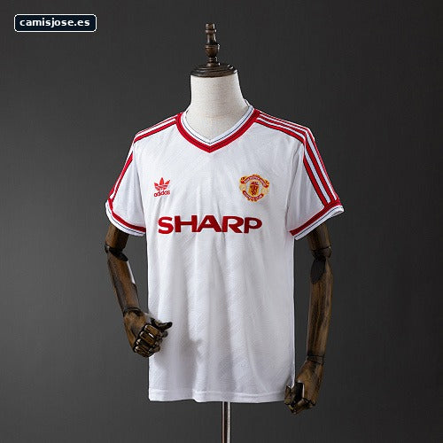 M-U 1986/88 camiseta retro visitante S-XXL