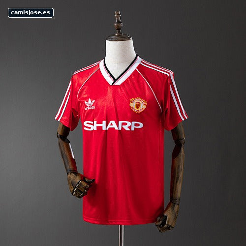 M-U 1984 camiseta retro local S-XXL