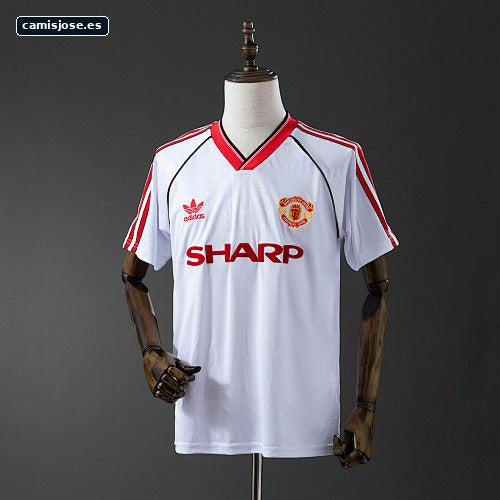 M-U 1988/90 camiseta retro visitante S-XXL