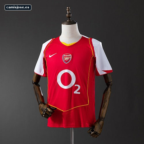 Camiseta local Arsenal 04/05 retro S-XXL