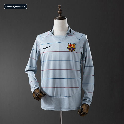 Camiseta visitante Barcelona 03/04 retro manga larga S-XXL
