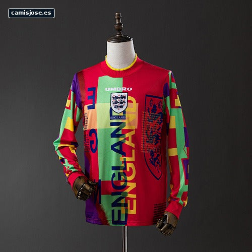 Inglaterra 1996 camiseta retro portero manga larga S-XXL