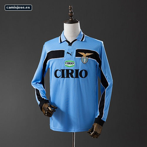 Lazio 98/99 Camiseta retro local manga larga S-XXL