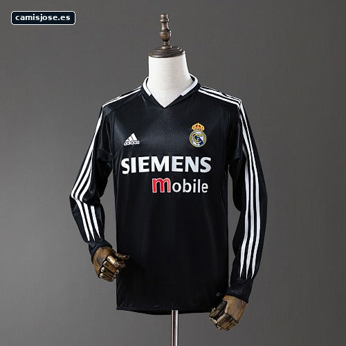 Real Madrid 04/05 Camiseta retro tercera visitante manga larga S-XXL