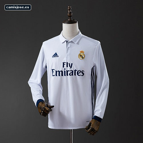 Real Madrid 16/17 Camiseta retro local manga larga S-XXL