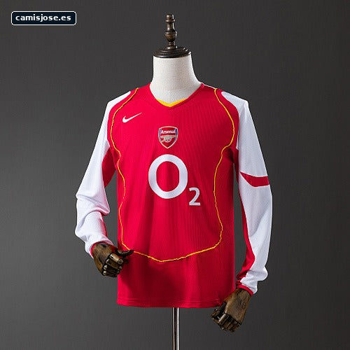 Arsenal 04/05 Camiseta retro local manga larga S-XXL