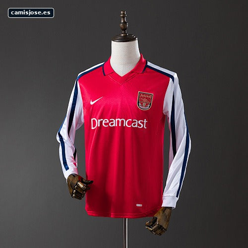 Arsenal 01/02 Camiseta retro local manga larga S-XXL