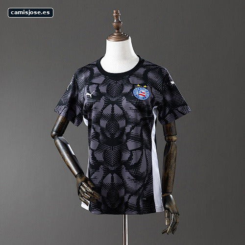 Bahia 25/26 camiseta femenina de portero negra S-XXL