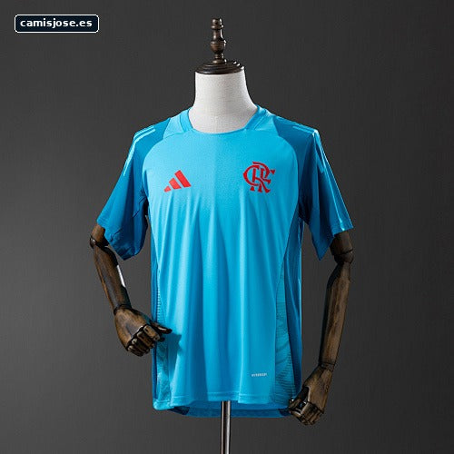 Conjunto de entrenamiento Flamengo 25/26 cian Tallas S-4XL