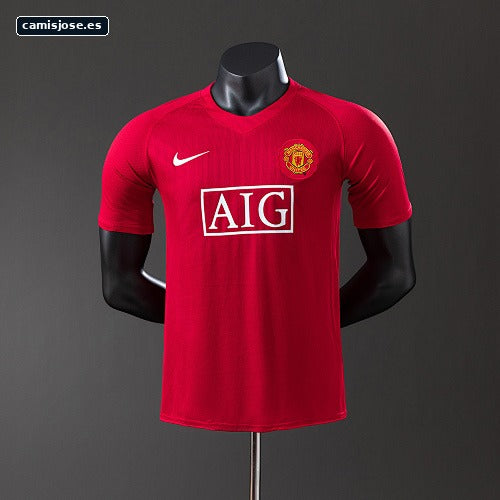 Camiseta retro M-U 07/08 local versión de jugador S-3XL