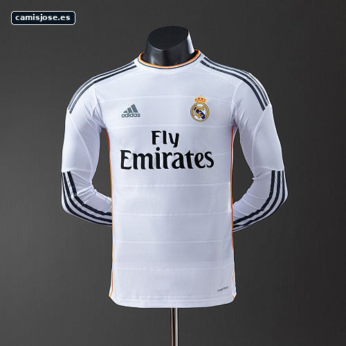 Real Madrid 13/14 camiseta local manga larga versión de jugador retro S-3XL