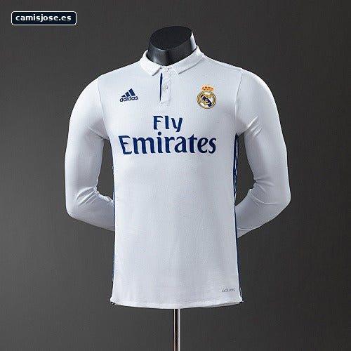 Real Madrid 16/17 camiseta local manga larga versión de jugador retro S-3XL