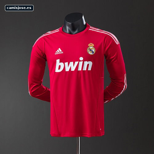 Real Madrid 11/12 camiseta retro tercera visitante manga larga versión de jugador S-3XL