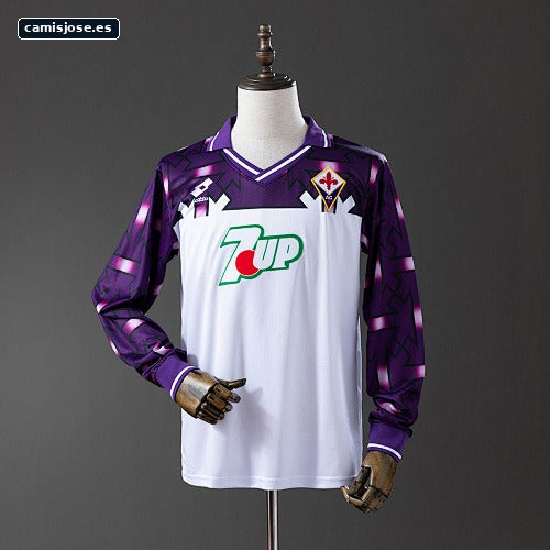 Fiorentina 92/93 camiseta retro visitante manga larga S-XXL