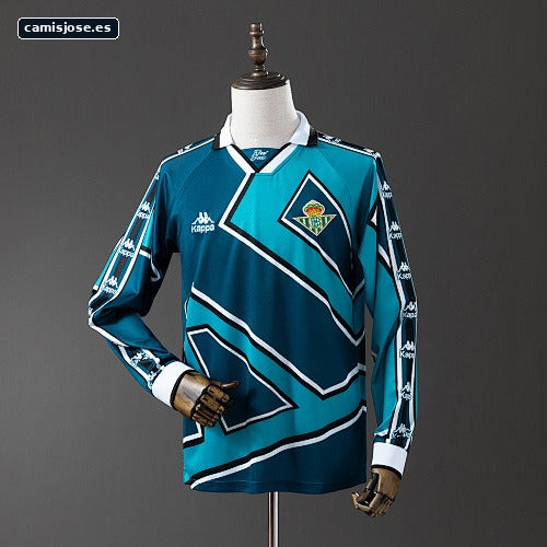 Real Betis 95/97 camiseta retro visitante manga larga S-XXL